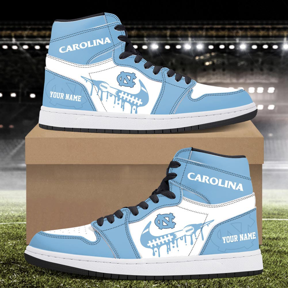 Footwearstorm North Carolina Tar Heels AJ1 High Sneakers Shoes For Men And Women 3009270