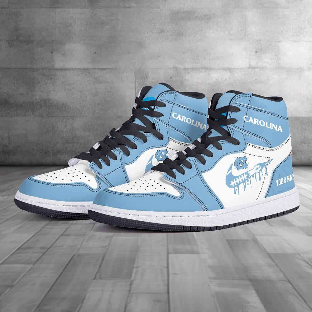 Footwearstorm North Carolina Tar Heels AJ1 High Sneakers Shoes For Men And Women 3009270