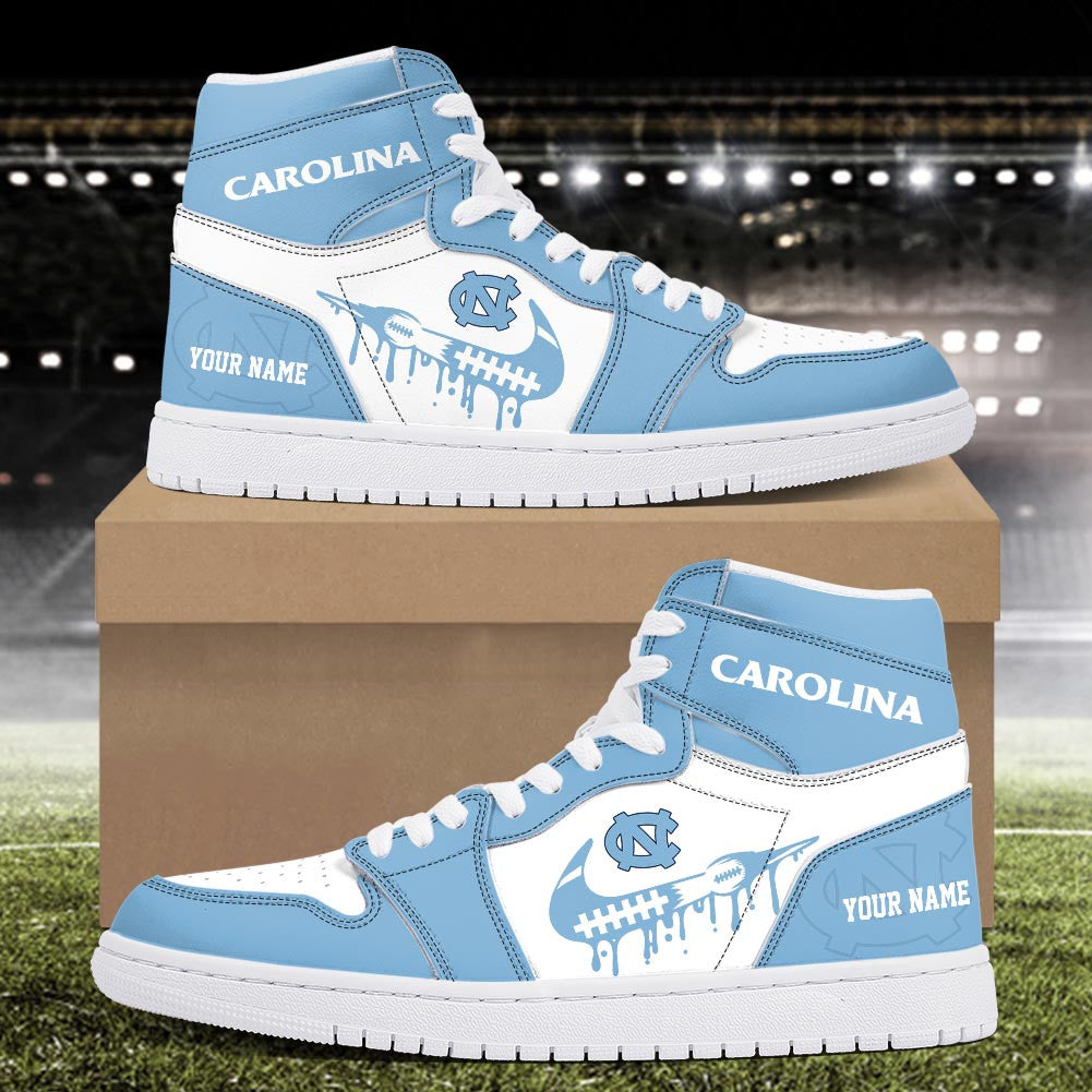 Footwearstorm North Carolina Tar Heels AJ1 High Sneakers Shoes For Men And Women 3009270