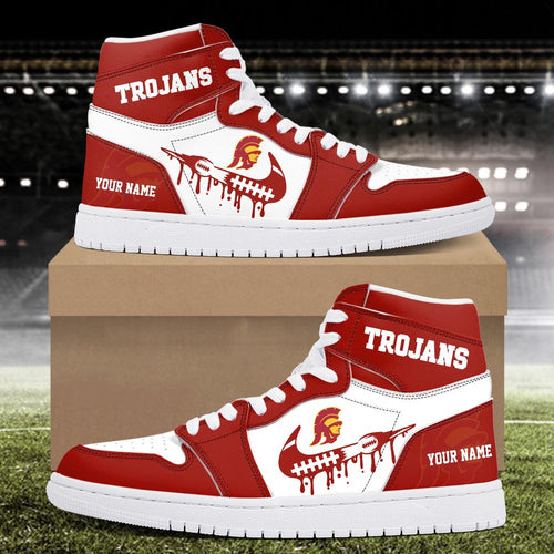 Footwearstorm USC Trojans AJ1 High Sneakers Shoes For Men And Women 3009256