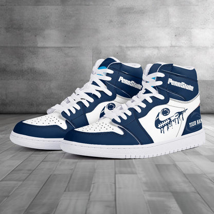 Footwearstorm Penn State Nittany Lions AJ1 High Sneakers Shoes For Men And Women 3009240