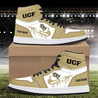 Footwearstorm UCF Knights AJ1 High Sneakers Shoes For Men And Women 3009235