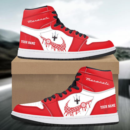 Footwearstorm Maserati AJ1 High Sneakers Shoes For Men And Women 3009221