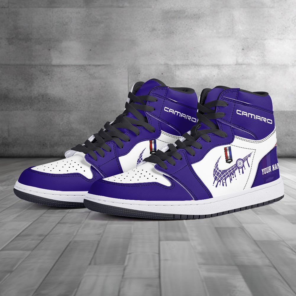 Footwearstorm Chevrolet Camaro AJ1 High Sneakers Shoes For Men And Women 3009208