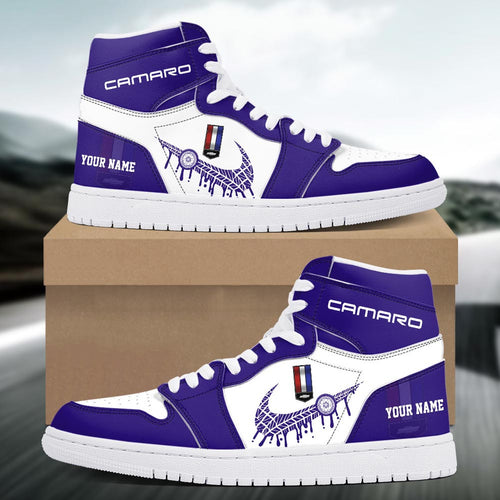Footwearstorm Chevrolet Camaro AJ1 High Sneakers Shoes For Men And Women 3009208