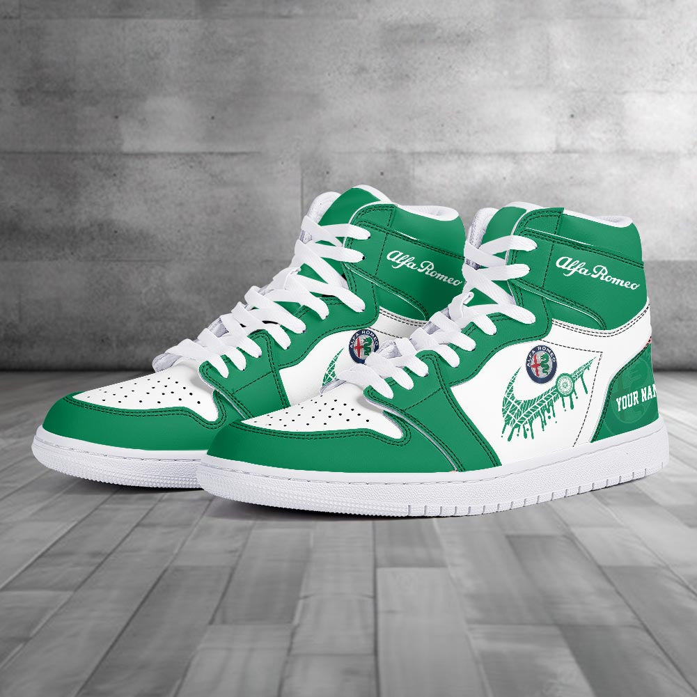 Footwearstorm Alfa Romeo AJ1 High Sneakers Shoes For Men And Women 3009200