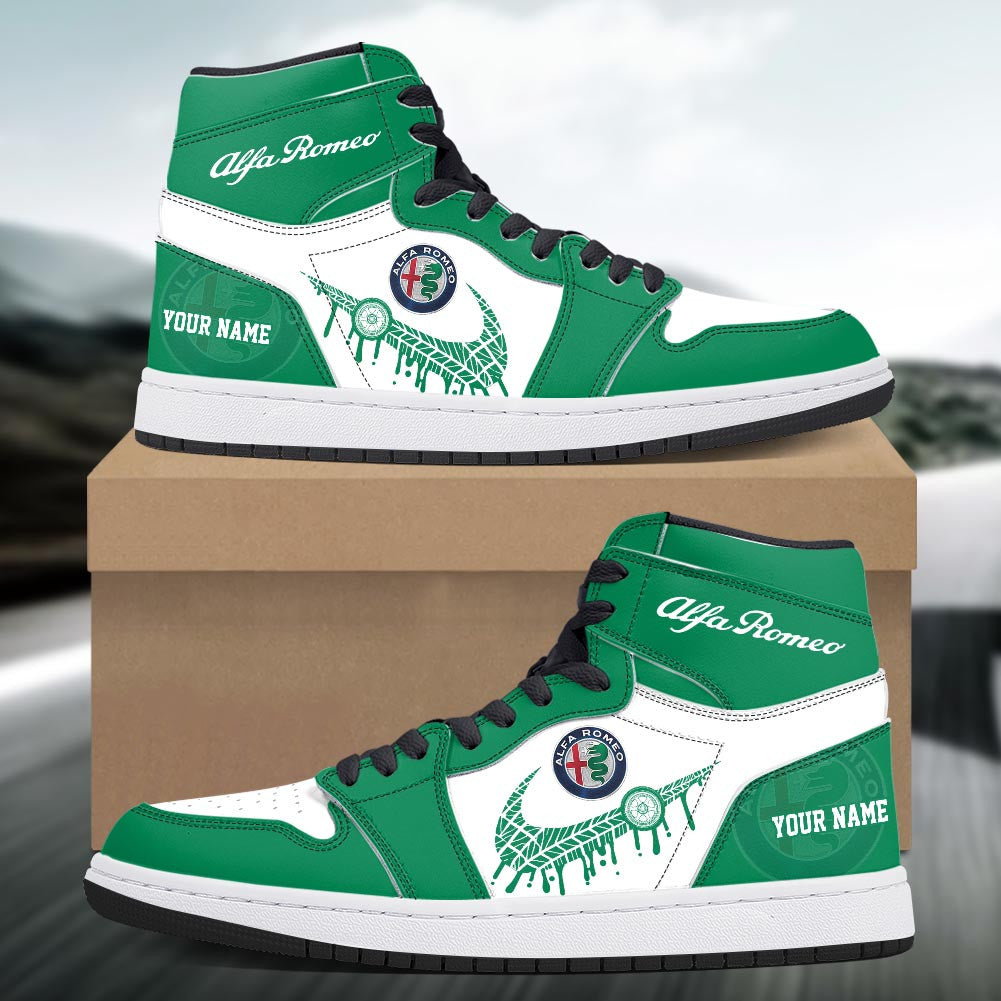 Footwearstorm Alfa Romeo AJ1 High Sneakers Shoes For Men And Women 3009200