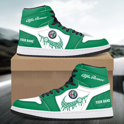 Footwearstorm Alfa Romeo AJ1 High Sneakers Shoes For Men And Women 3009200