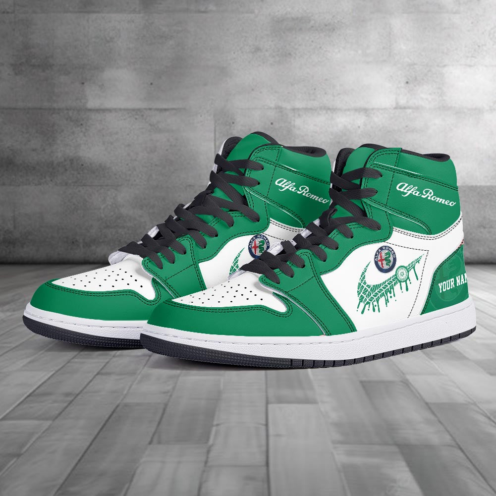 Footwearstorm Alfa Romeo AJ1 High Sneakers Shoes For Men And Women 3009200