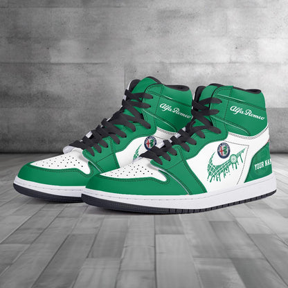 Footwearstorm Alfa Romeo AJ1 High Sneakers Shoes For Men And Women 3009200