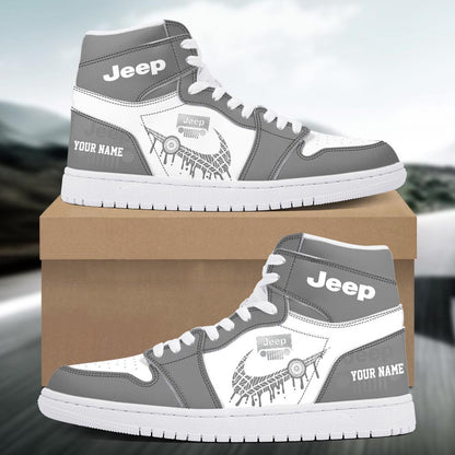 Footwearstorm Jeep AJ1 High Sneakers Shoes For Men And Women 3009178