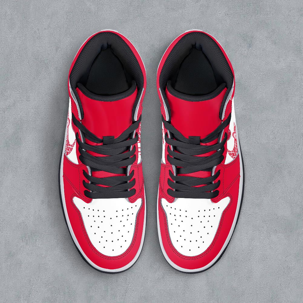 Footwearstorm Bugatti AJ1 High Sneakers Shoes For Men And Women 3009168