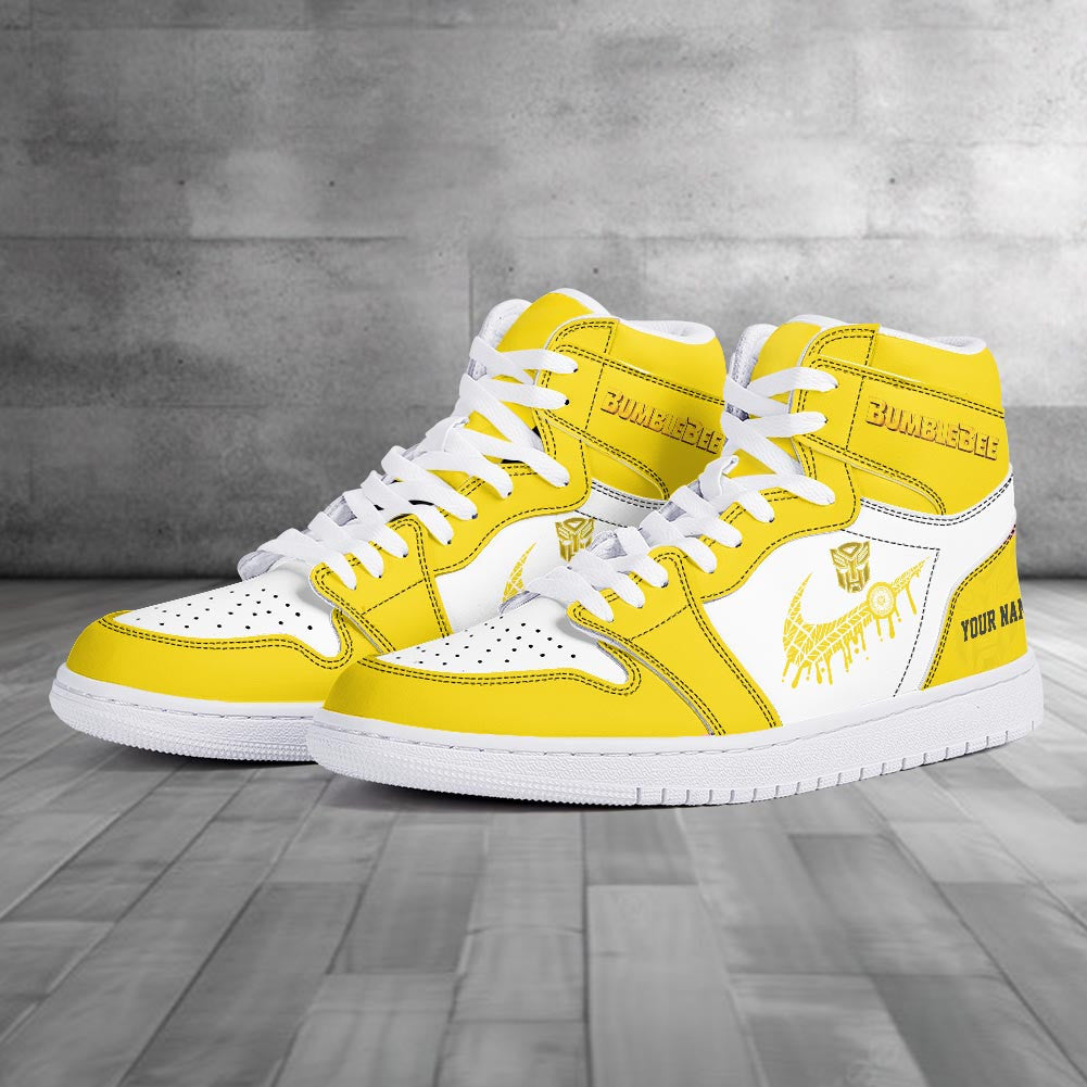 Footwearstorm Bumblebee AJ1 High Sneakers Shoes For Men And Women 3009202