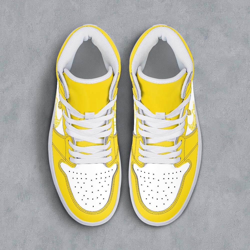 Footwearstorm Bumblebee AJ1 High Sneakers Shoes For Men And Women 3009202