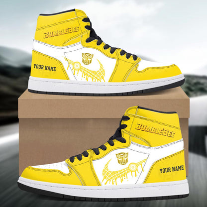 Footwearstorm Bumblebee AJ1 High Sneakers Shoes For Men And Women 3009202