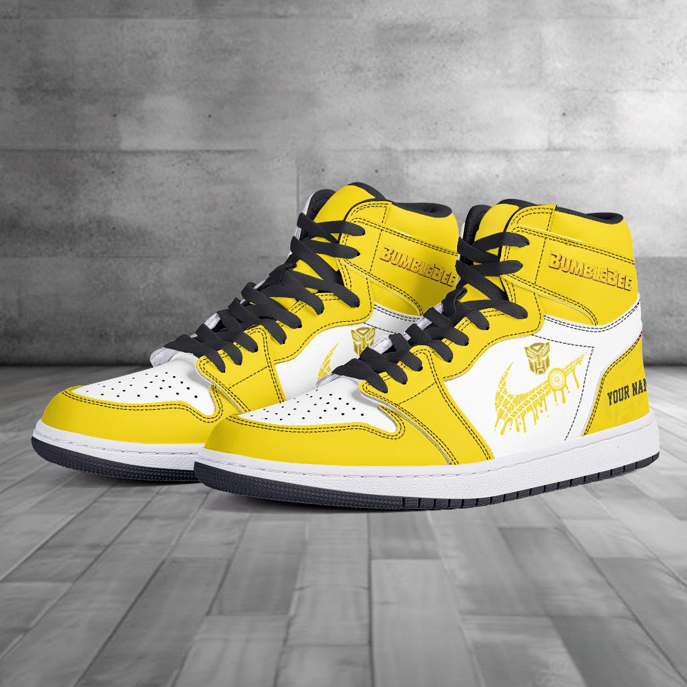 Footwearstorm Bumblebee AJ1 High Sneakers Shoes For Men And Women 3009202