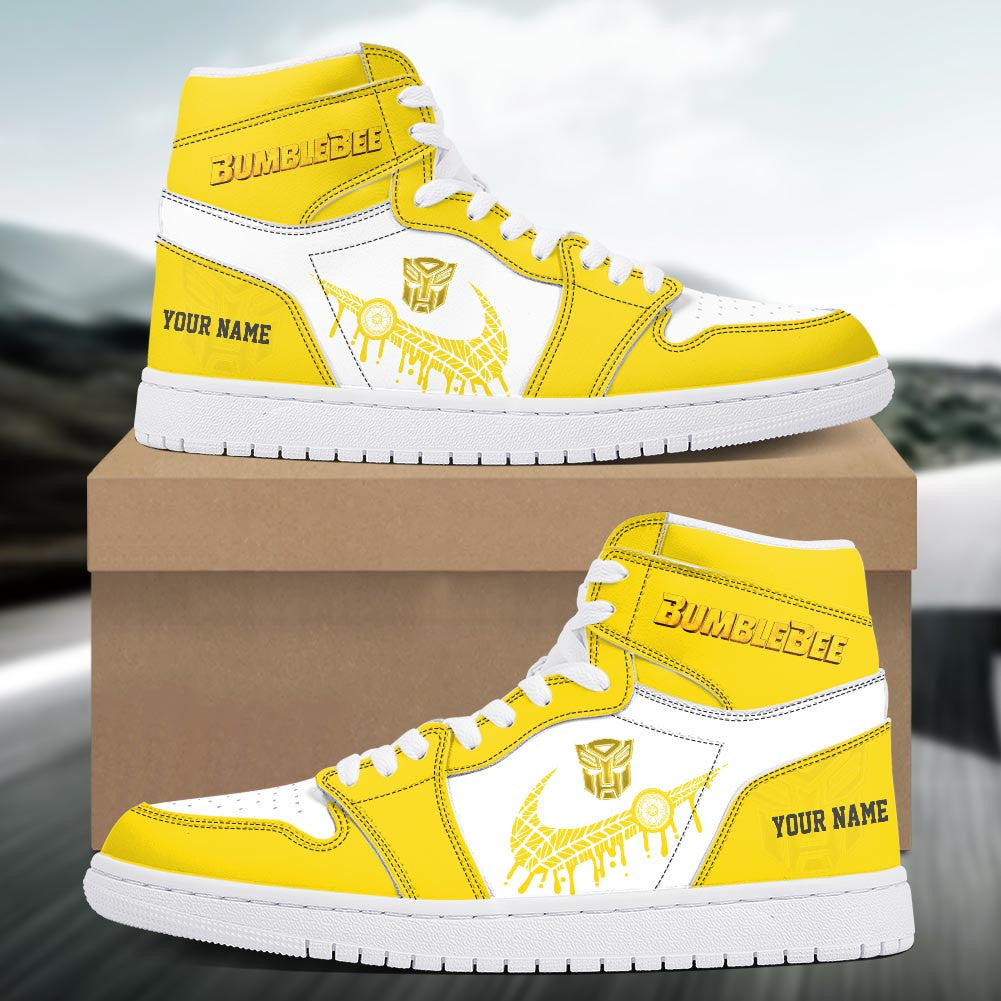Footwearstorm Bumblebee AJ1 High Sneakers Shoes For Men And Women 3009202