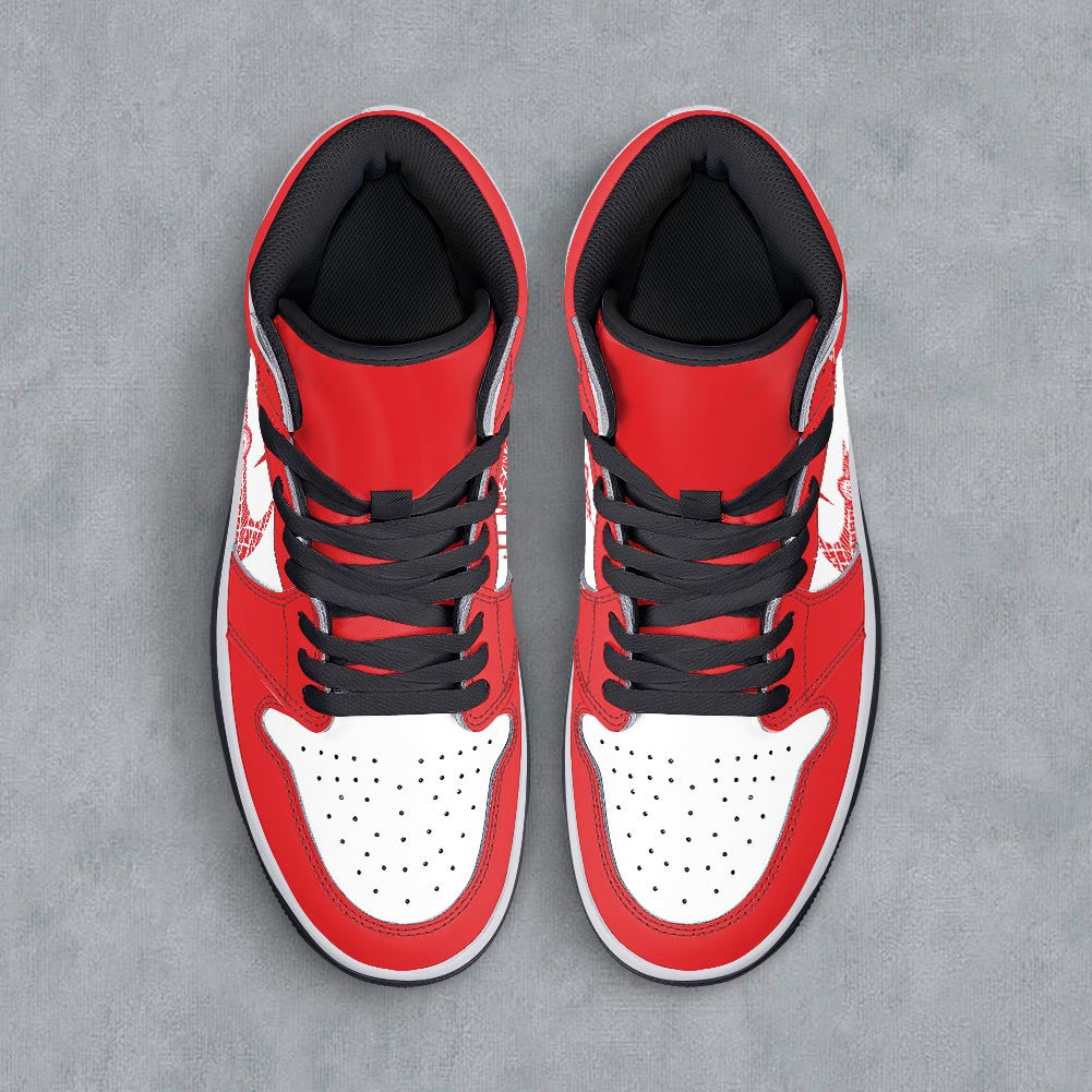 Footwearstorm Tesla AJ1 High Sneakers Shoes For Men And Women 3009158