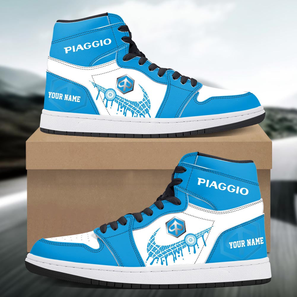 Footwearstorm Piaggio AJ1 High Sneakers Shoes For Men And Women 3009140