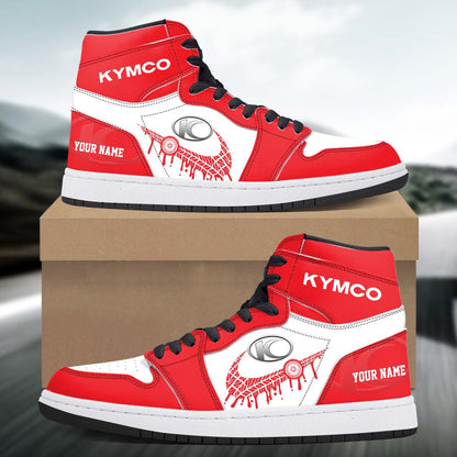 Footwearstorm Kymco AJ1 High Sneakers Shoes For Men And Women 3009133