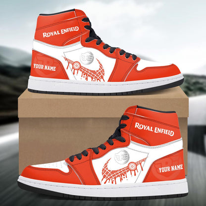 Footwearstorm Royal Enfield AJ1 High Sneakers Shoes For Men And Women 3009120