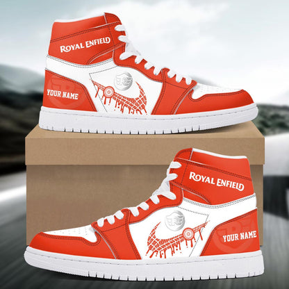 Footwearstorm Royal Enfield AJ1 High Sneakers Shoes For Men And Women 3009120