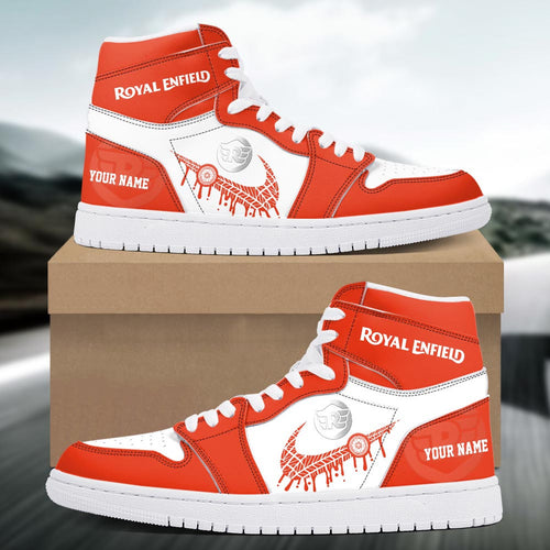 Footwearstorm Royal Enfield AJ1 High Sneakers Shoes For Men And Women 3009120
