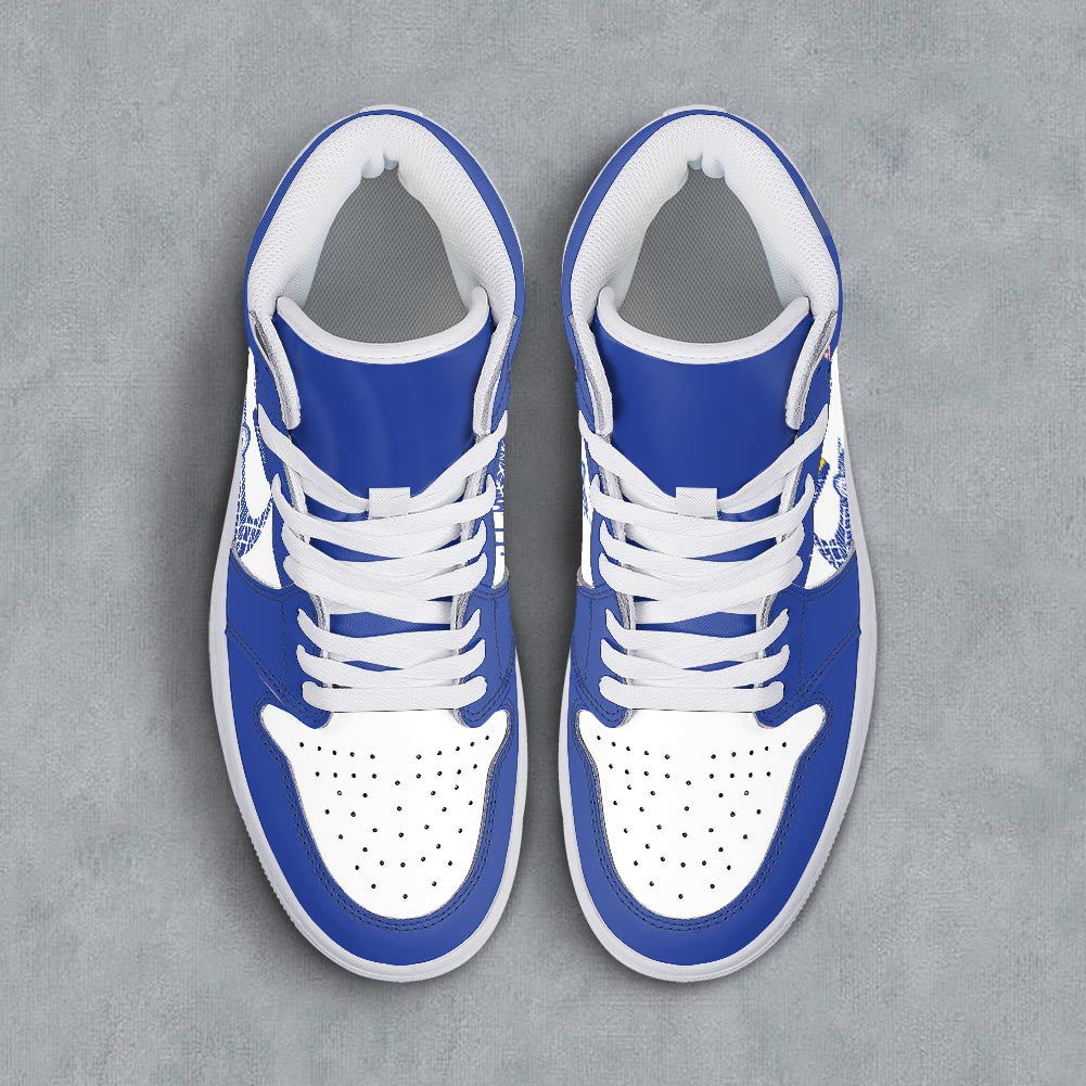 Footwearstorm New Holland AJ1 High Sneakers Shoes For Men And Women 300971