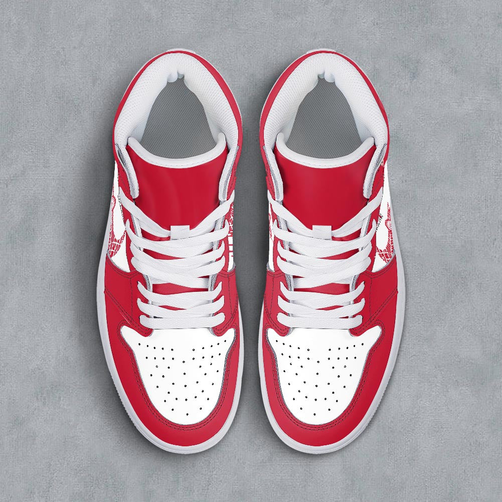 Footwearstorm Case IH AJ1 High Sneakers Shoes For Men And Women 300970