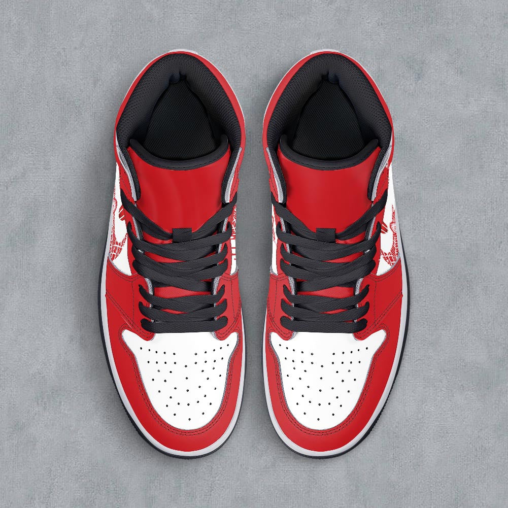 Footwearstorm TYM Tractors AJ1 High Sneakers Shoes For Men And Women 300966