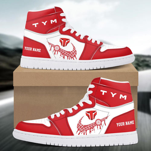 Footwearstorm TYM Tractors AJ1 High Sneakers Shoes For Men And Women 300966