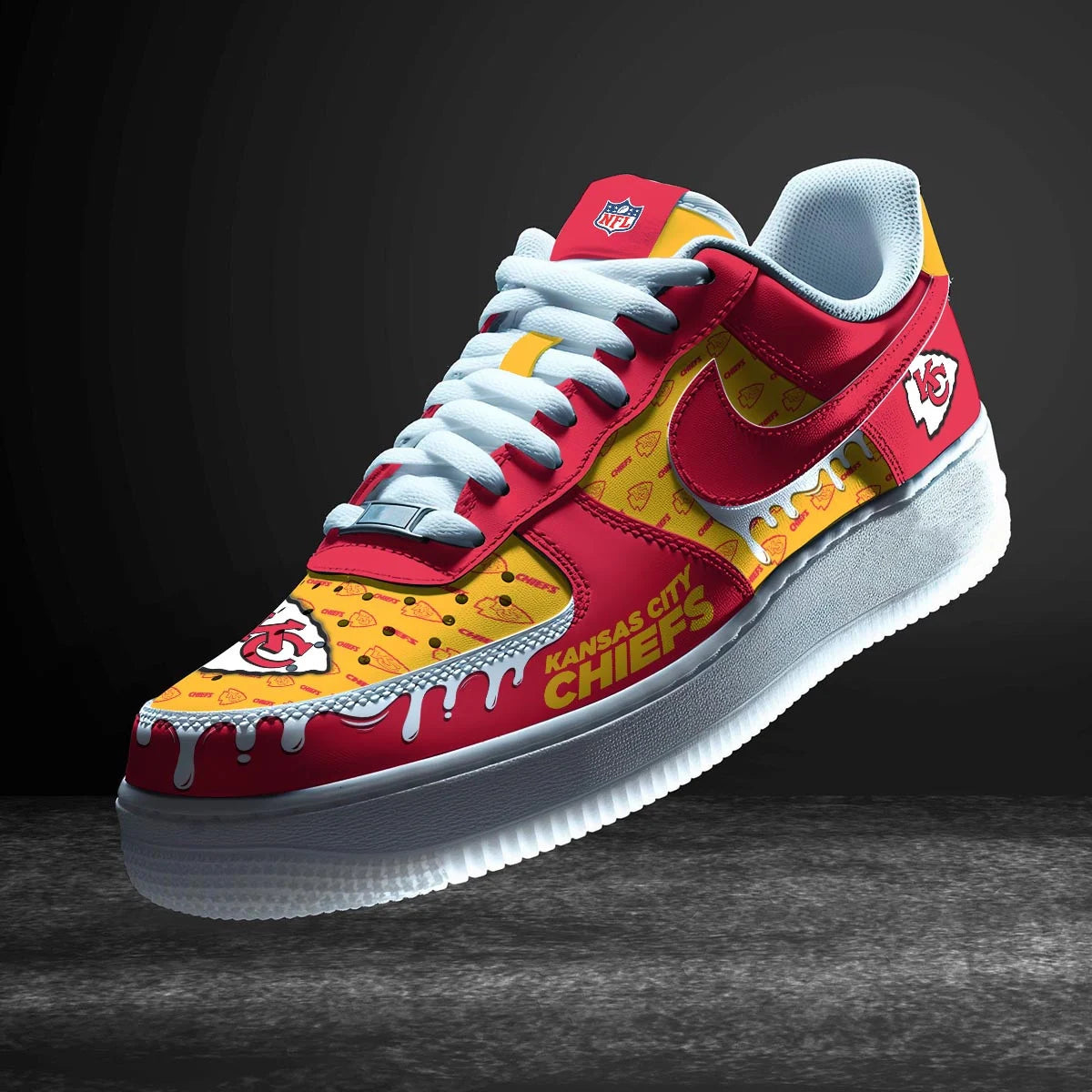 Footwearstorm Kansas City Chiefs Air Low-Top Sneakers Shoes For Men And Women 1205151