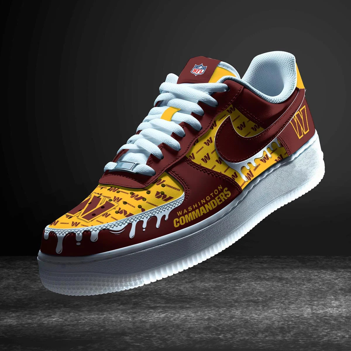 Footwearstorm Washington Commanders Air Low-Top Sneakers Shoes For Men And Women 1205159