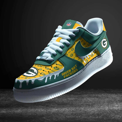 Footwearstorm Green Bay Packers Air Low-Top Sneakers Shoes For Men And Women 1205144