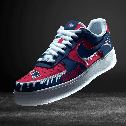 Footwearstorm New England Patriots Air Low-Top Sneakers Shoes For Men And Women 1205149