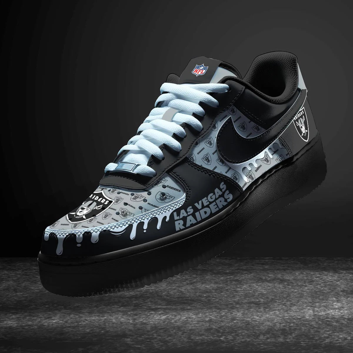 Footwearstorm Las Vegas Raiders Air Low-Top Sneakers Shoes For Men And Women 1205143