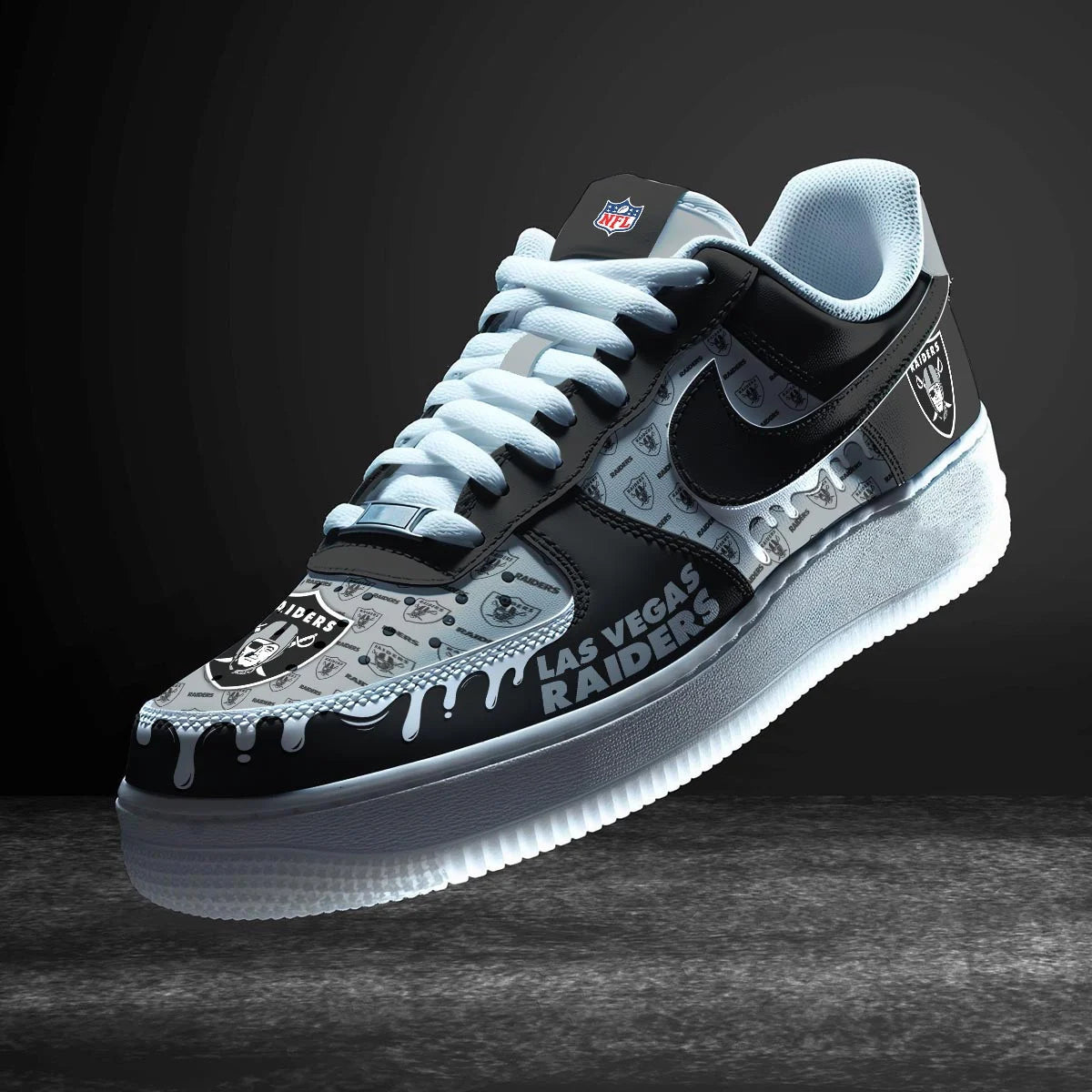 Footwearstorm Las Vegas Raiders Air Low-Top Sneakers Shoes For Men And Women 1205143