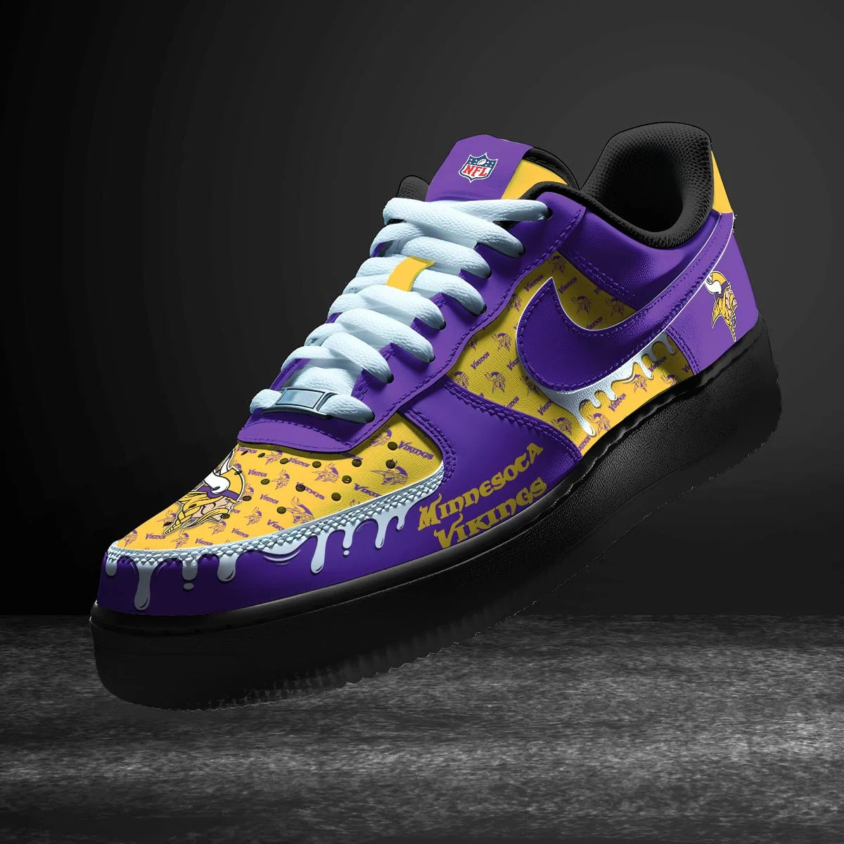 Footwearstorm Minnesota Vikings Air Low-Top Sneakers Shoes For Men And Women 1205161