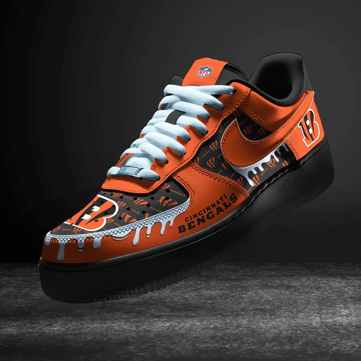 Footwearstorm Cincinnati Bengals Air Low-Top Sneakers Shoes For Men And Women 1205152