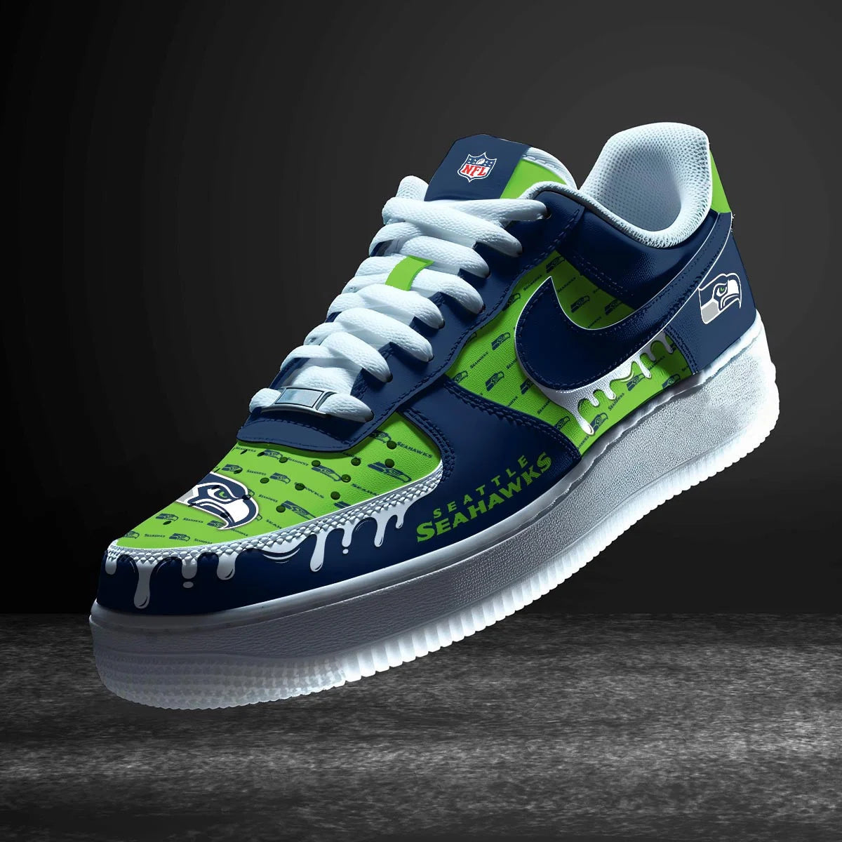 Footwearstorm Seattle Seahawks Air Low-Top Sneakers Shoes For Men And Women 1205165