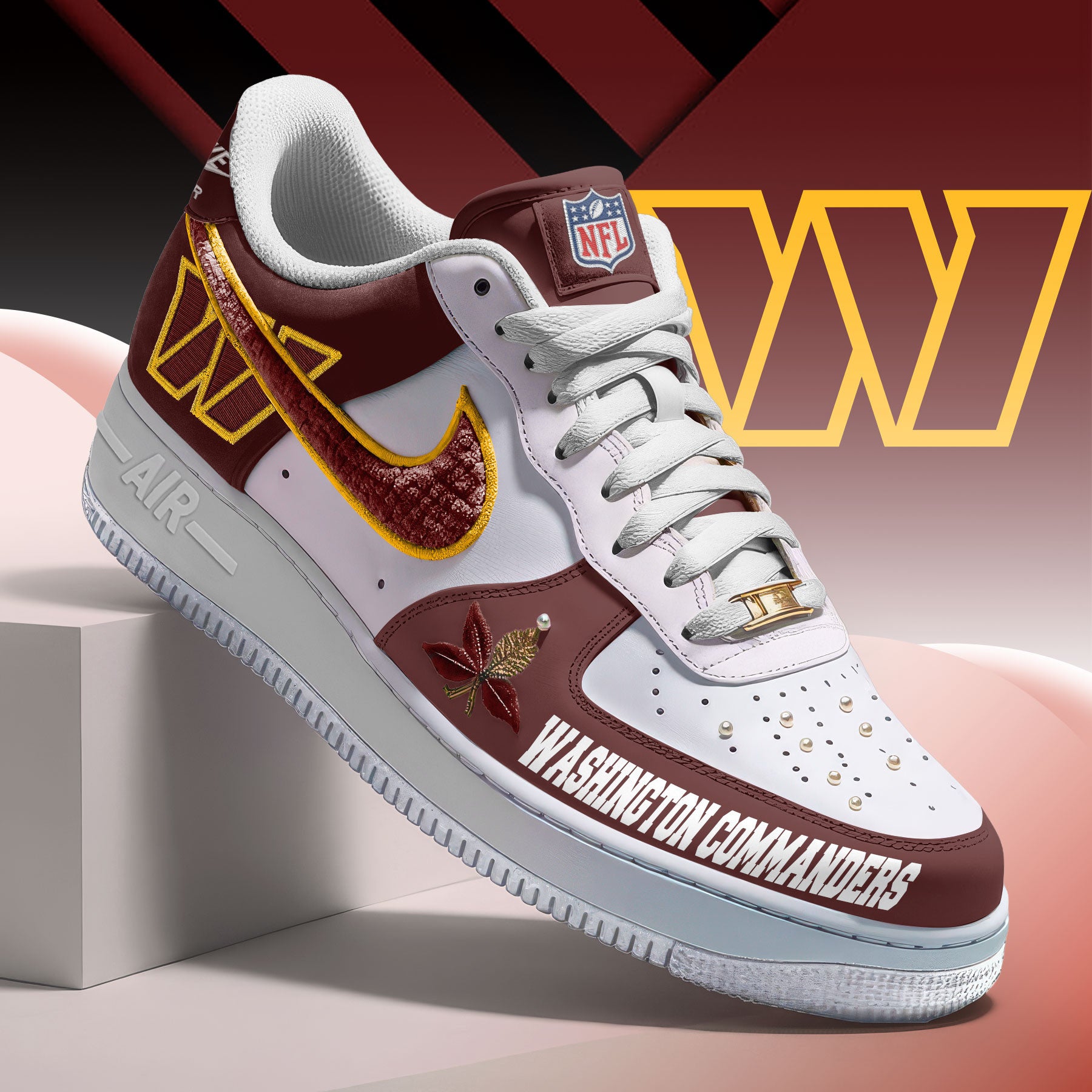 Footwearstorm Washington Commanders Low-Top Sneakers Shoes For Men And Women 2808342