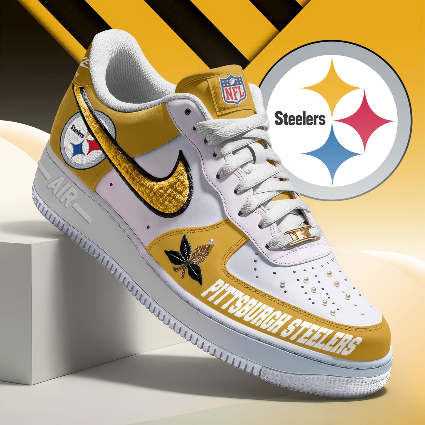 Footwearstorm Pittsburgh Steelers Low-Top Sneakers Shoes For Men And Women 2808333