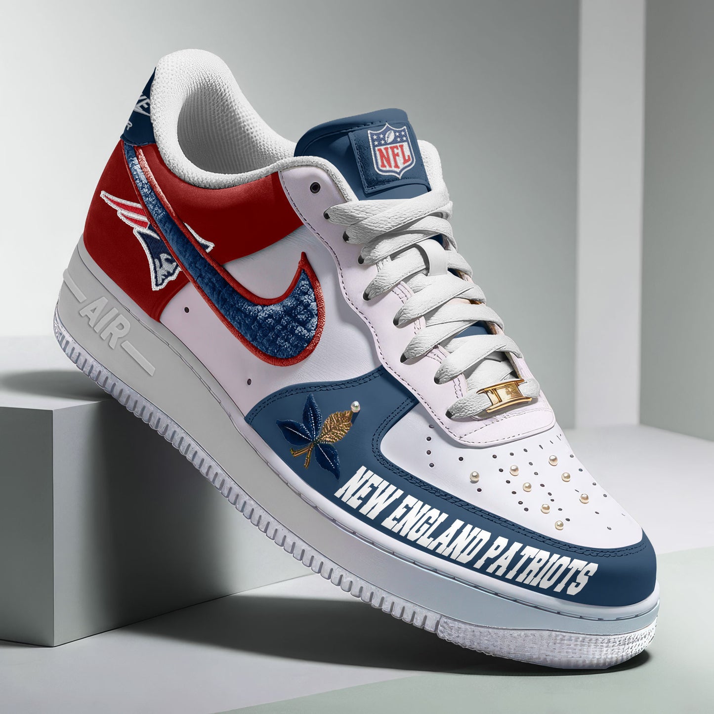Footwearstorm New England Patriots Low-Top Sneakers Shoes For Men And Women 2808353