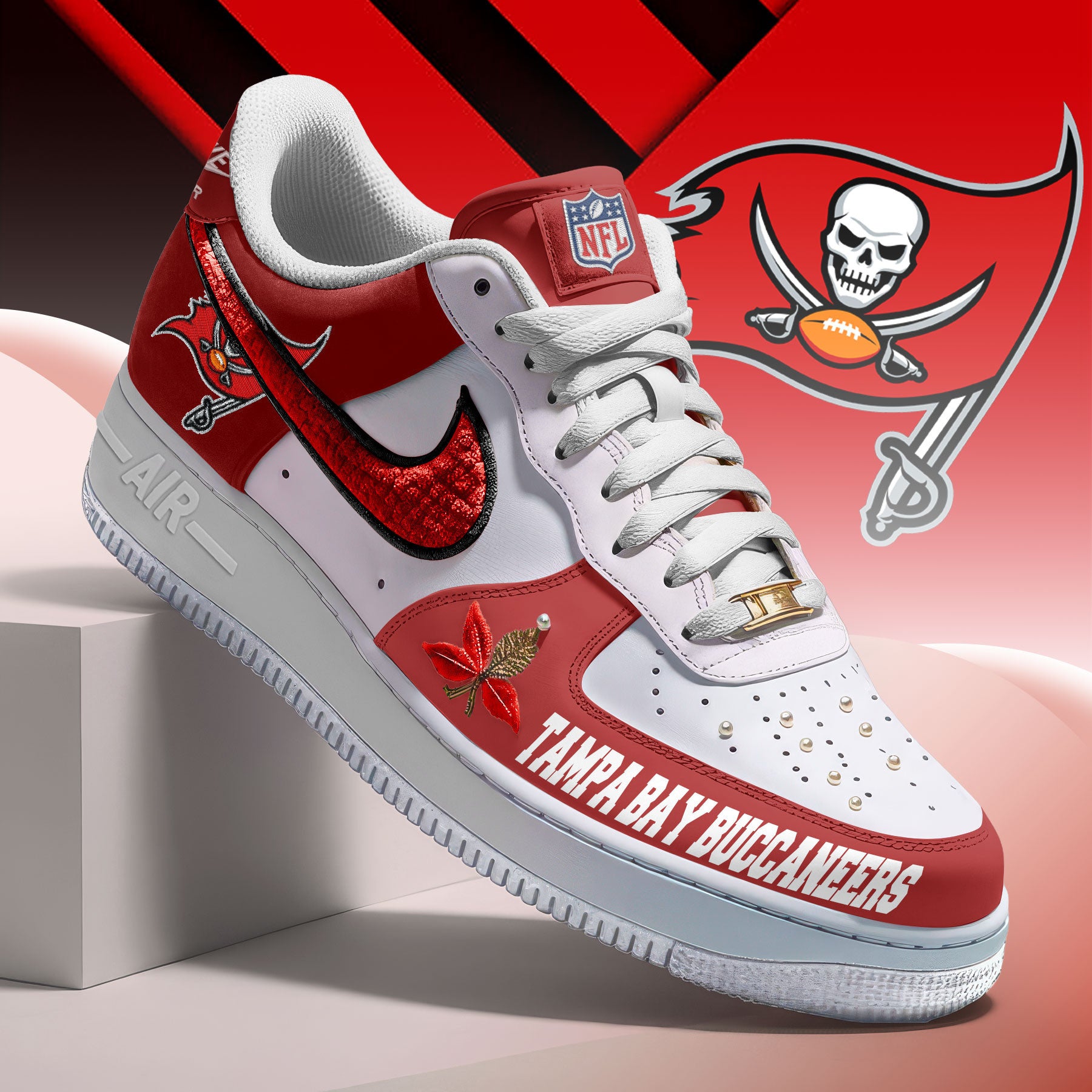 Footwearstorm Tampa Bay Buccaneers Low-Top Sneakers Shoes For Men And Women 2808354