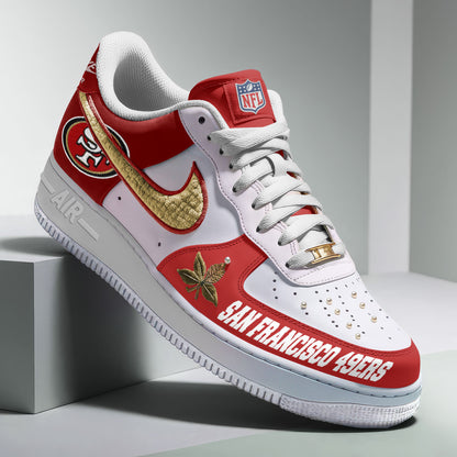 Footwearstorm San Francisco 49ers Low-Top Sneakers Shoes For Men And Women 2808355