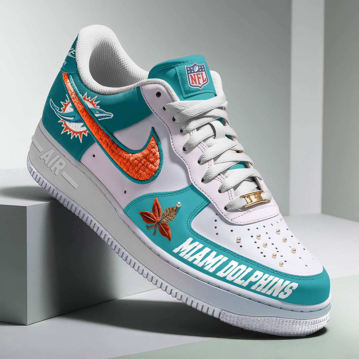 Footwearstorm Miami Dolphins Low-Top Sneakers Shoes For Men And Women 2808322