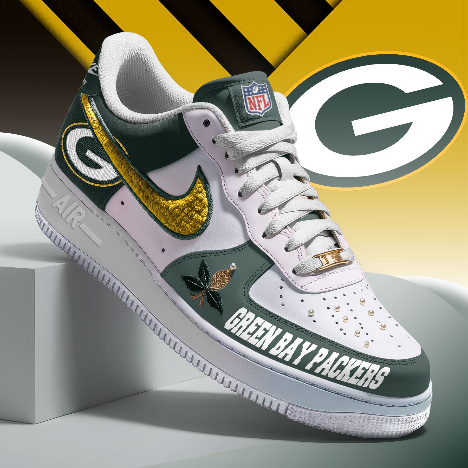 Footwearstorm Green Bay Packers Low-Top Sneakers Shoes For Men And Women 2808356
