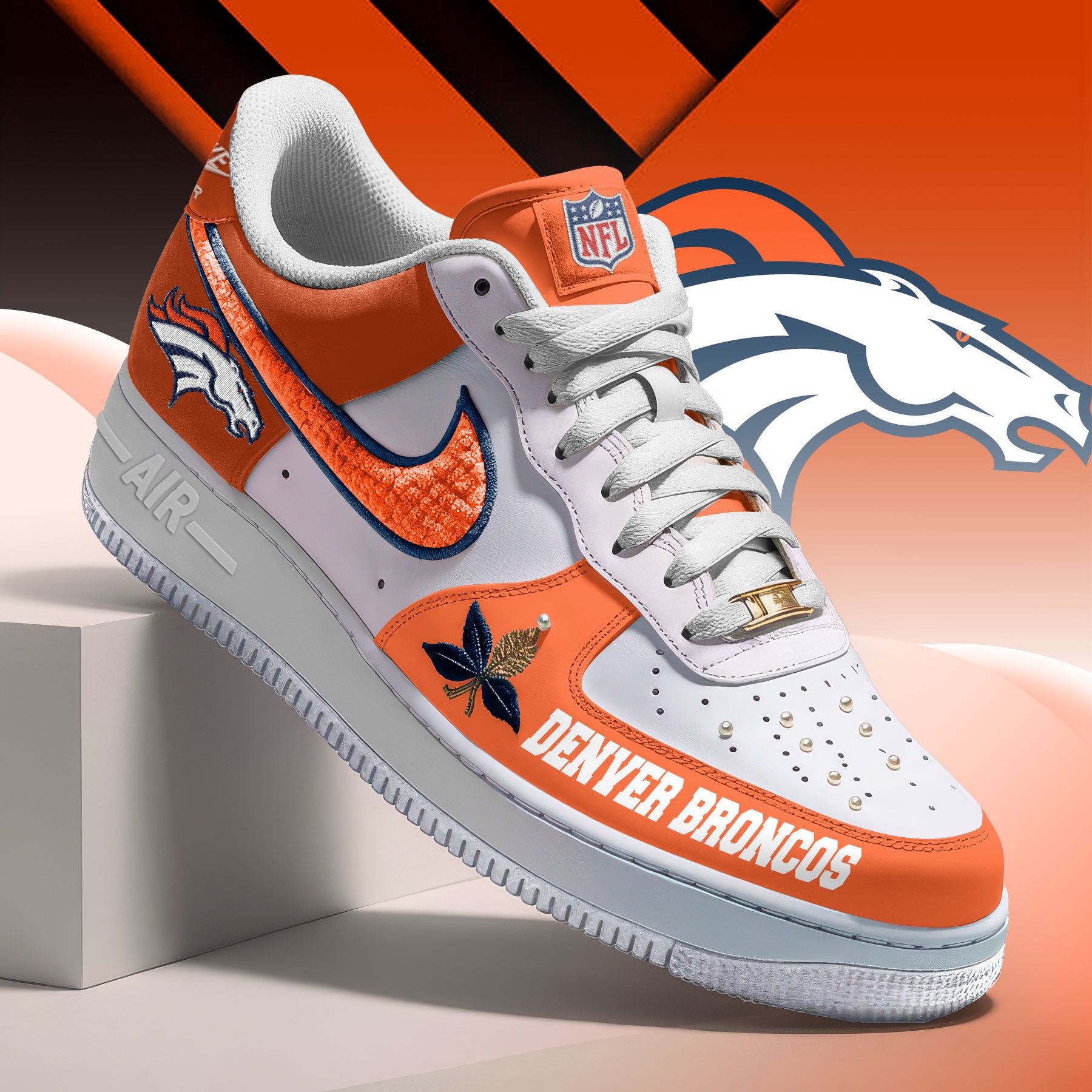 Footwearstorm Denver Broncos Low-Top Sneakers Shoes For Men And Women 2808326