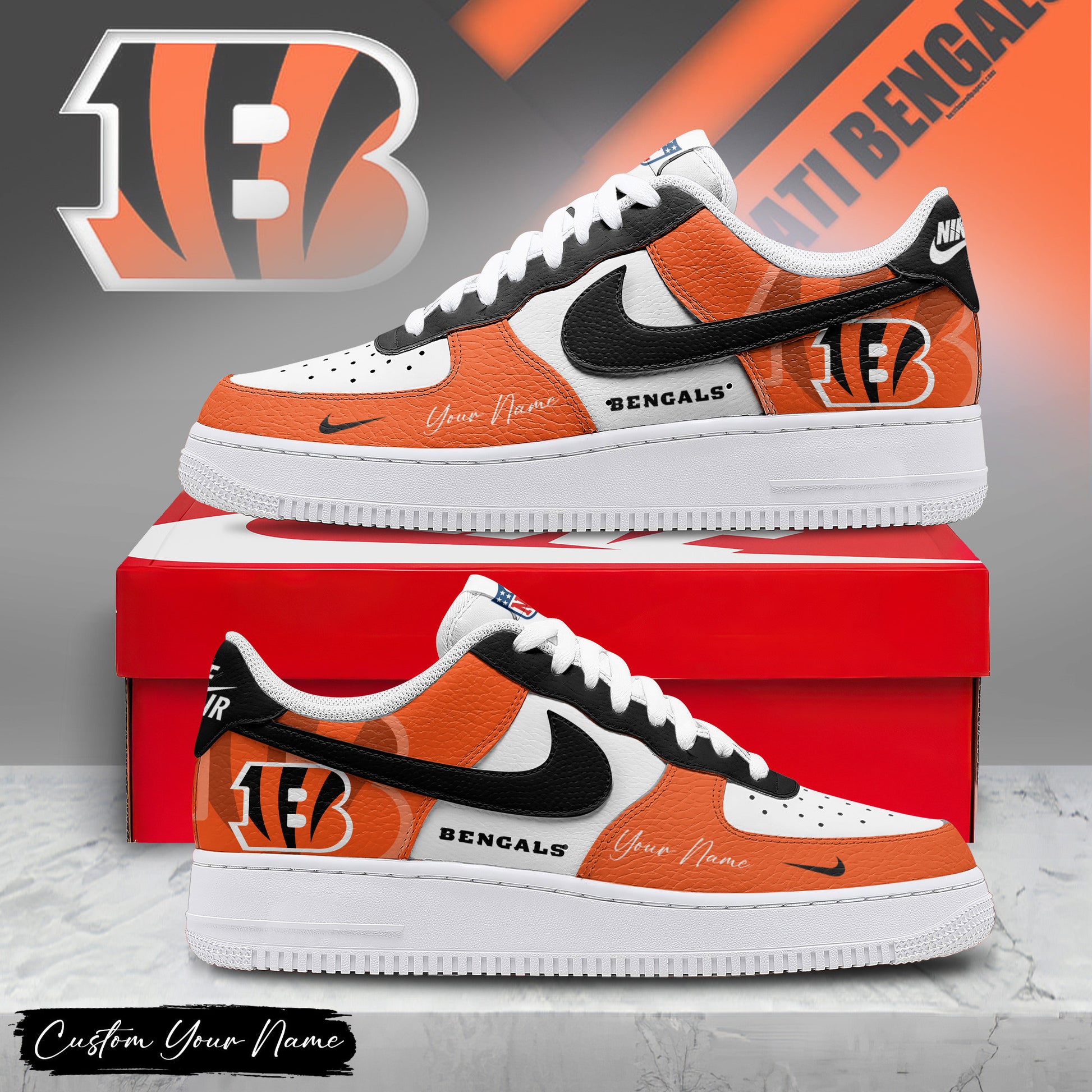 Footwearstorm Cincinnati Bengals Low-Top Sneakers Shoes For Men And Women 2808280