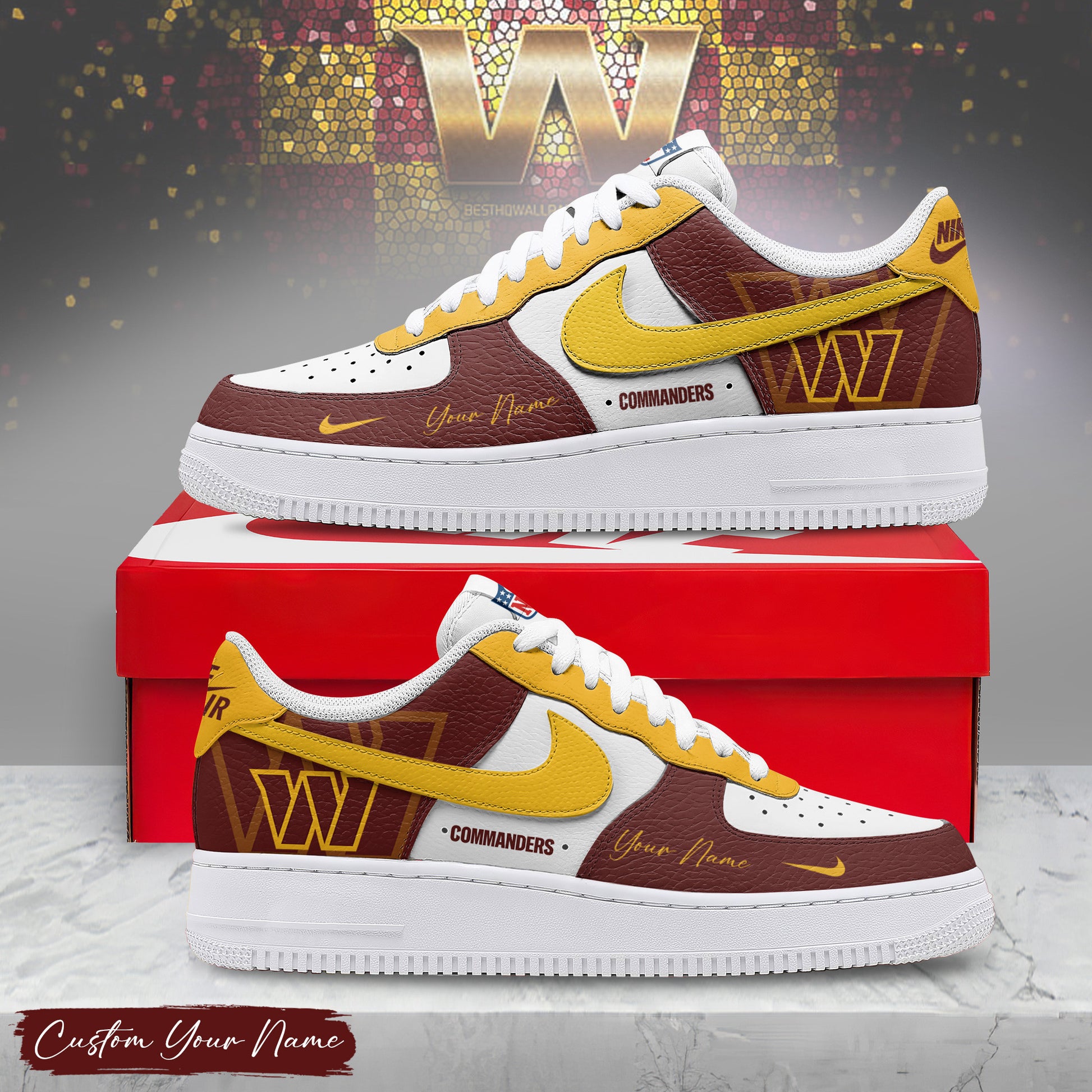 Footwearstorm Washington Commanders Low-Top Sneakers Shoes For Men And Women 2808273